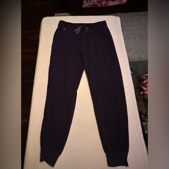 Figs Pants - Figs Zamora Navy blue scrub joggers